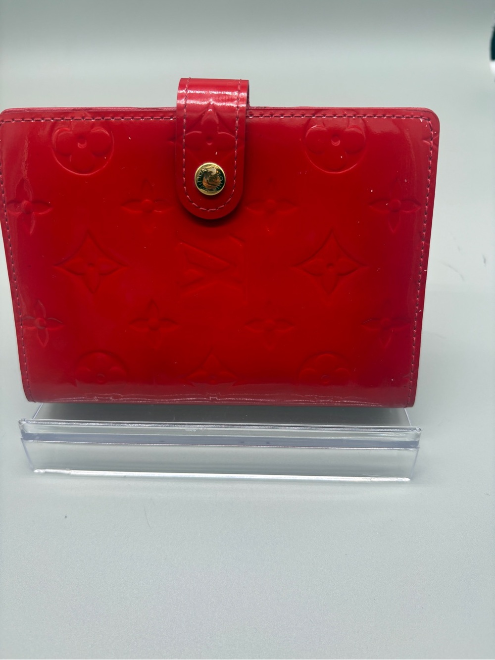Louis Vuitton Vernis Agenda PM Red Monogram Planner Cover